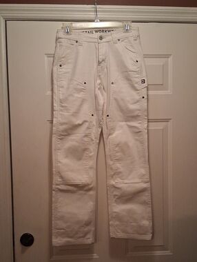 Women's Dovetail Workwear White Jeans